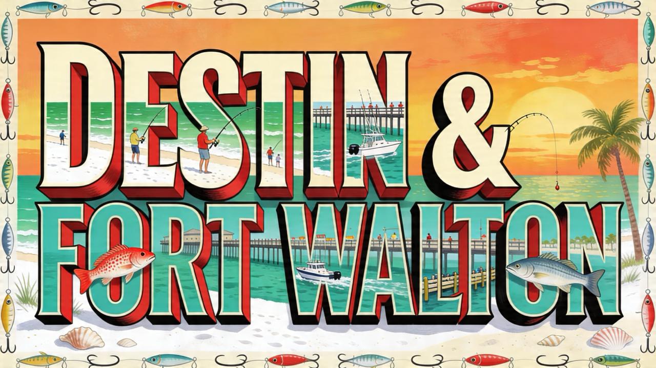 Destin & Fort Walton Fishing Cheat Sheet